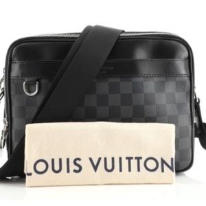 LOUIS VUITTON N40088 Shoulder Bag Trocadero Messenger MM Damier Graphite